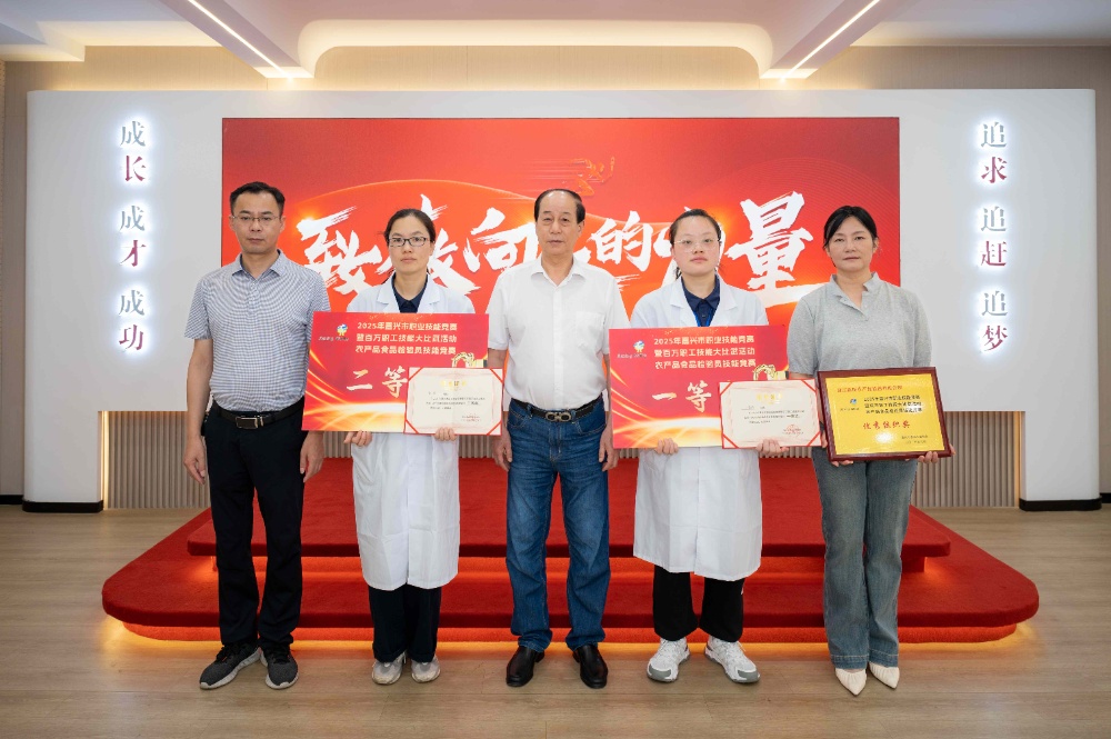 喜報(bào)！公司員工王瀟婷、曹小燕分獲市農(nóng)產(chǎn)品食品檢測(cè)員技能競(jìng)賽冠季軍！